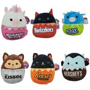 Squishmallow Halloween Hershey,s Candy 8" Squad 2021 Plush Set of 6